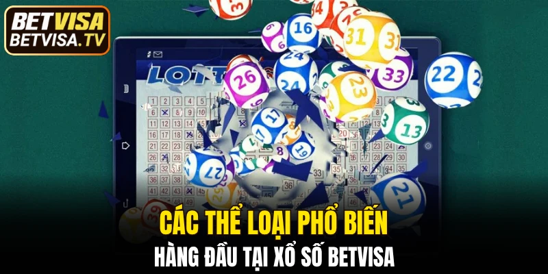 Các thể loại phổ biến hàng đầu tại xổ số BETVISA