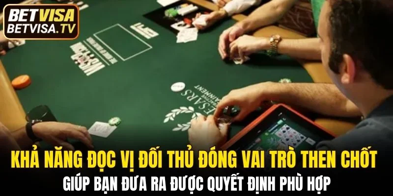 Đọc vị đối thủ giúp bạn đưa ra được quyết định phù hợp